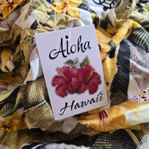 Steven Wear Aloha Hawaii One Size Halter/Strapless Stretch Dress Maxi - Picture 4 of 7